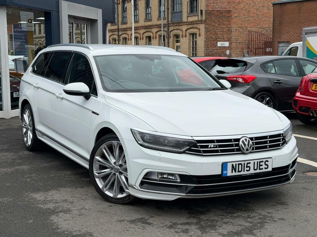 Volkswagen Passat Estate 2.0 Bitdi Bluemotion Tech R-line Dsg 4Motio White #4