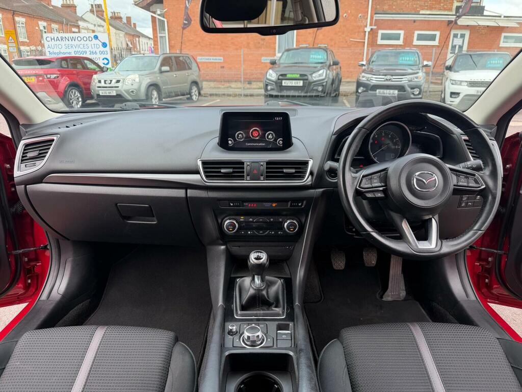 Mazda 3 Hatchback 2.0 Skyactiv-g Sport Nav Euro 6 Ss NK17UTO Red #2