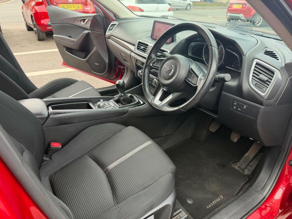 Mazda 3 Hatchback 2.0 Skyactiv-g Sport Nav Euro 6 Ss NK17UTO Red #4