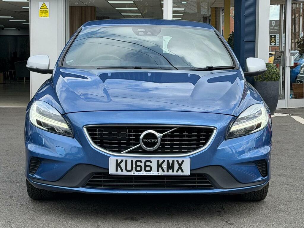 Volvo V40 Hatchback 2.0 D4 R-design Euro 6 Ss 20176 KU66KMX Blue #5