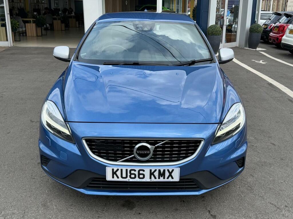 Volvo V40 Hatchback 2.0 D4 R-design Euro 6 Ss 20176 KU66KMX Blue #6