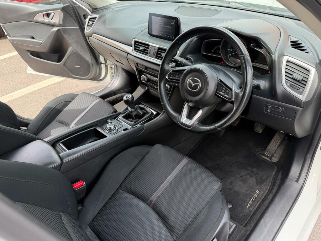 Mazda 3 Hatchback 2.0 Skyactiv-g Sport Black Euro 6 Ss SW18GWN White #3