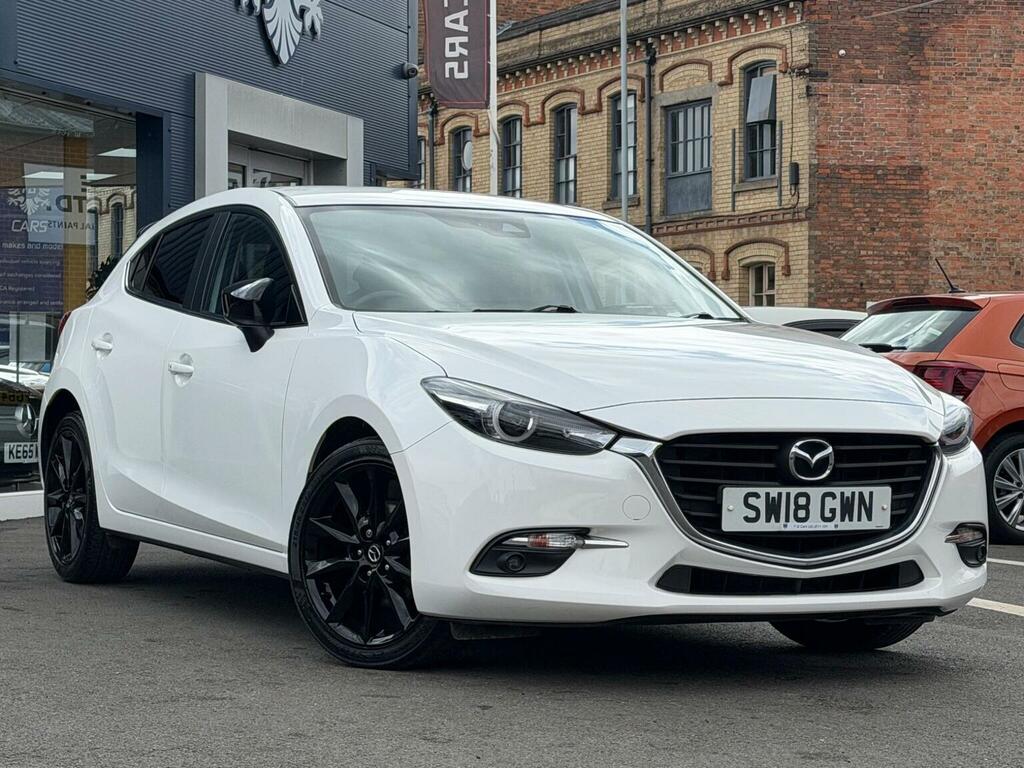 Mazda 3 Hatchback 2.0 Skyactiv-g Sport Black Euro 6 Ss White