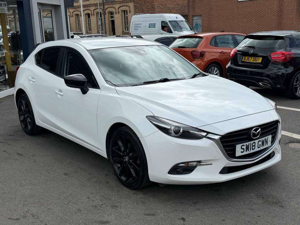 Mazda 3 Hatchback 2.0 Skyactiv-g Sport Black Euro 6 Ss SW18GWN White #4