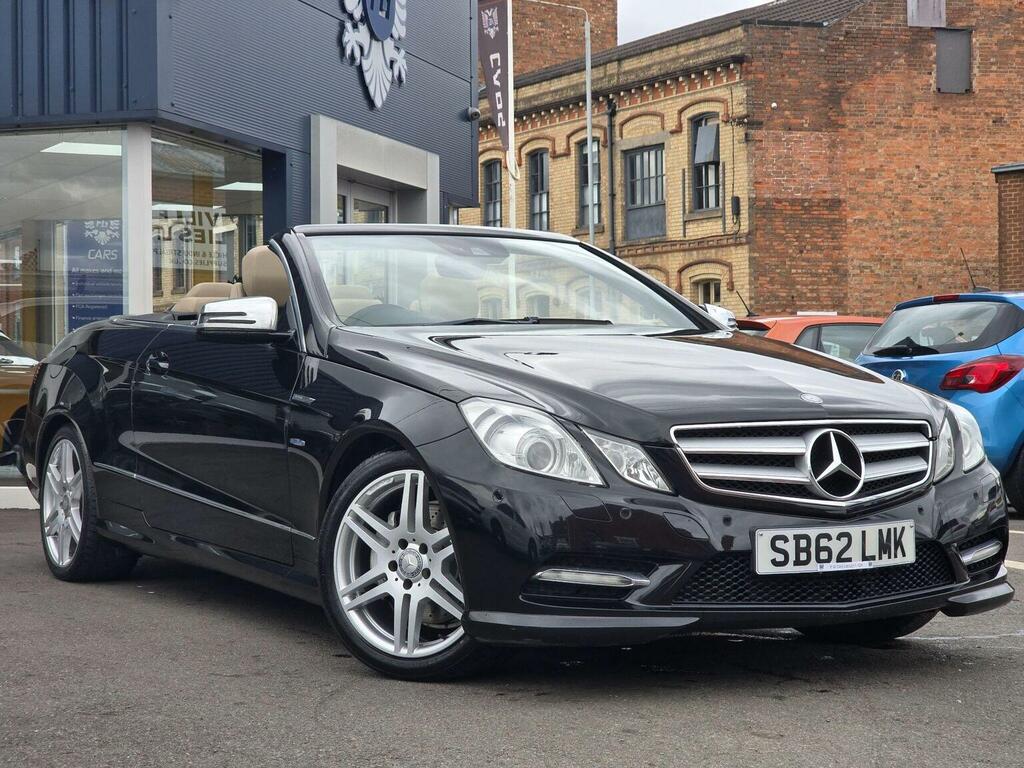 Mercedes-Benz E Class 1.8 E250 Blueefficiency Sport Cabriolet G-tronic Black