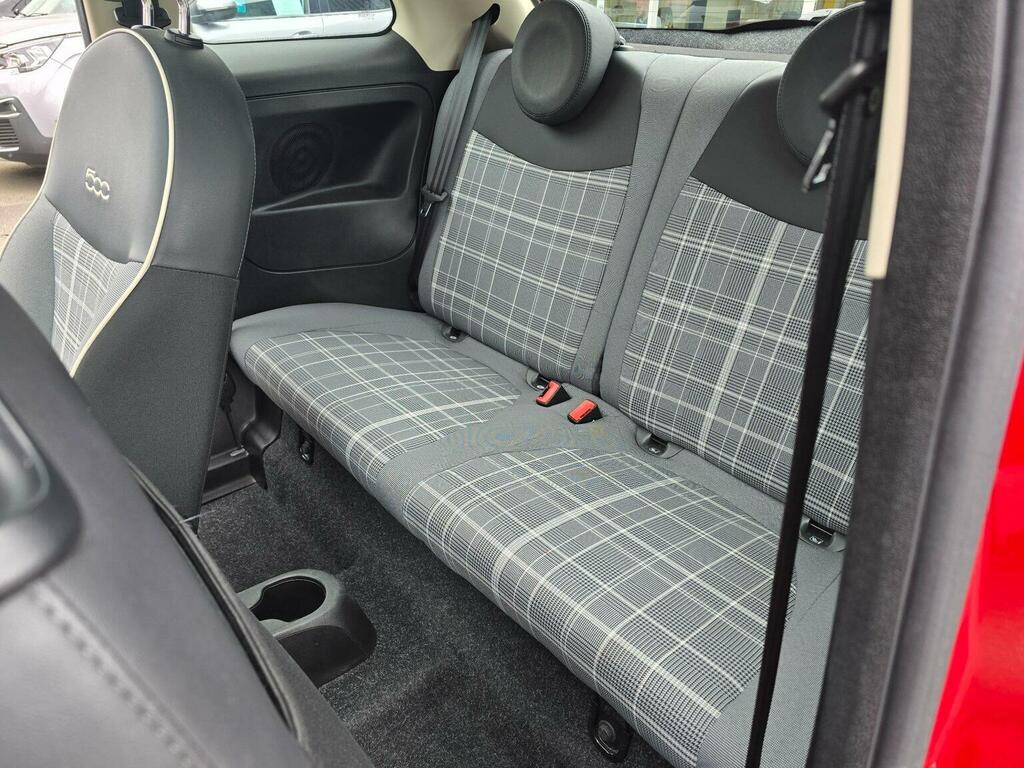 Fiat 500 Hatchback 1.2 Lounge Euro 6 Ss 201868 WX68HVJ Red #5
