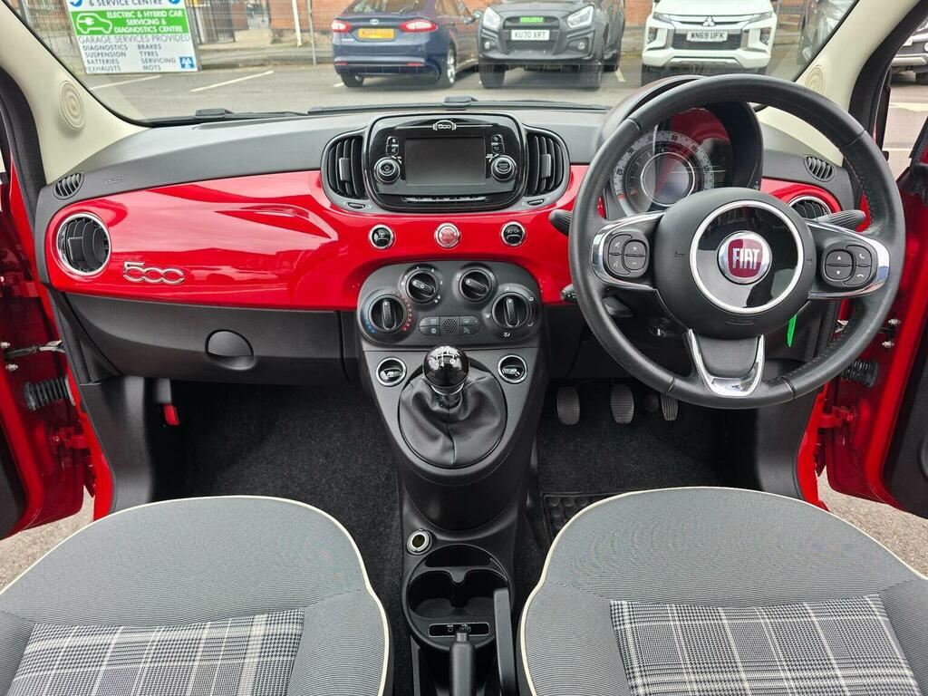 Fiat 500 Hatchback 1.2 Lounge Euro 6 Ss 201868 WX68HVJ Red #2