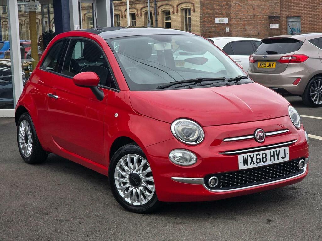 Fiat 500 Hatchback 1.2 Lounge Euro 6 Ss 201868 WX68HVJ Red #6