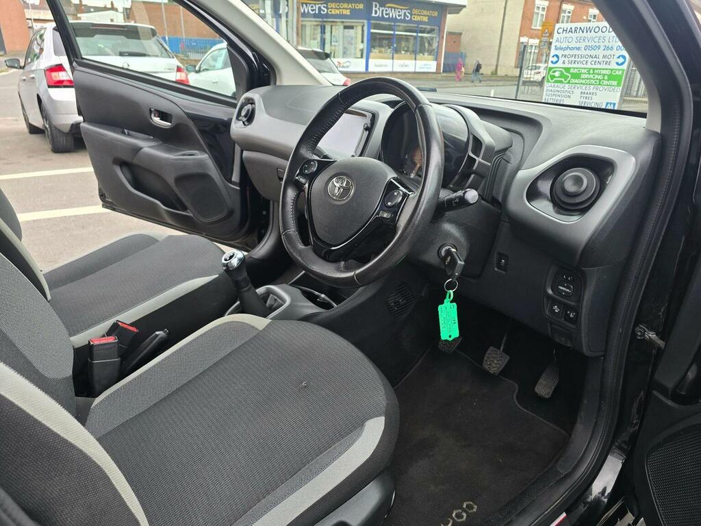 Toyota Aygo Hatchback 1.0 Vvt-i X-trend Euro 6 Safety Sen NA70MFN Black #3