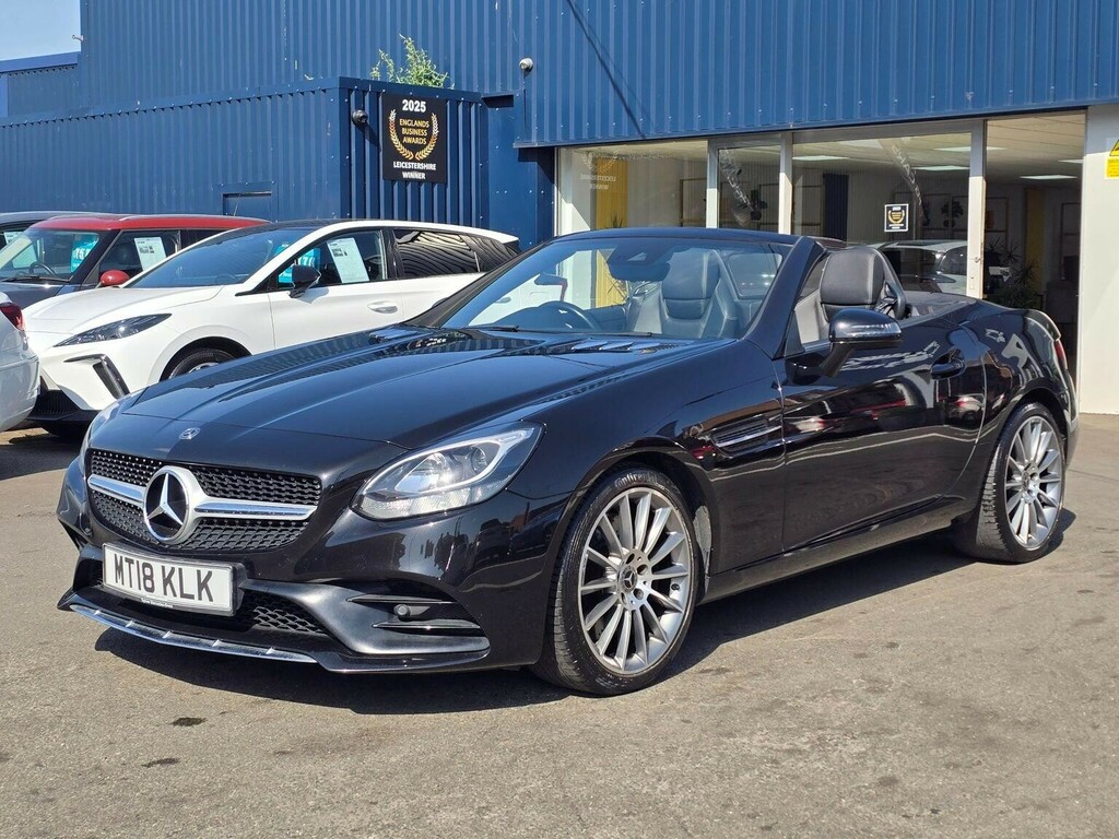 Mercedes-Benz SLC Convertible 2.0 Slc200 Amg Line G-tronic Euro 6 S Black #6