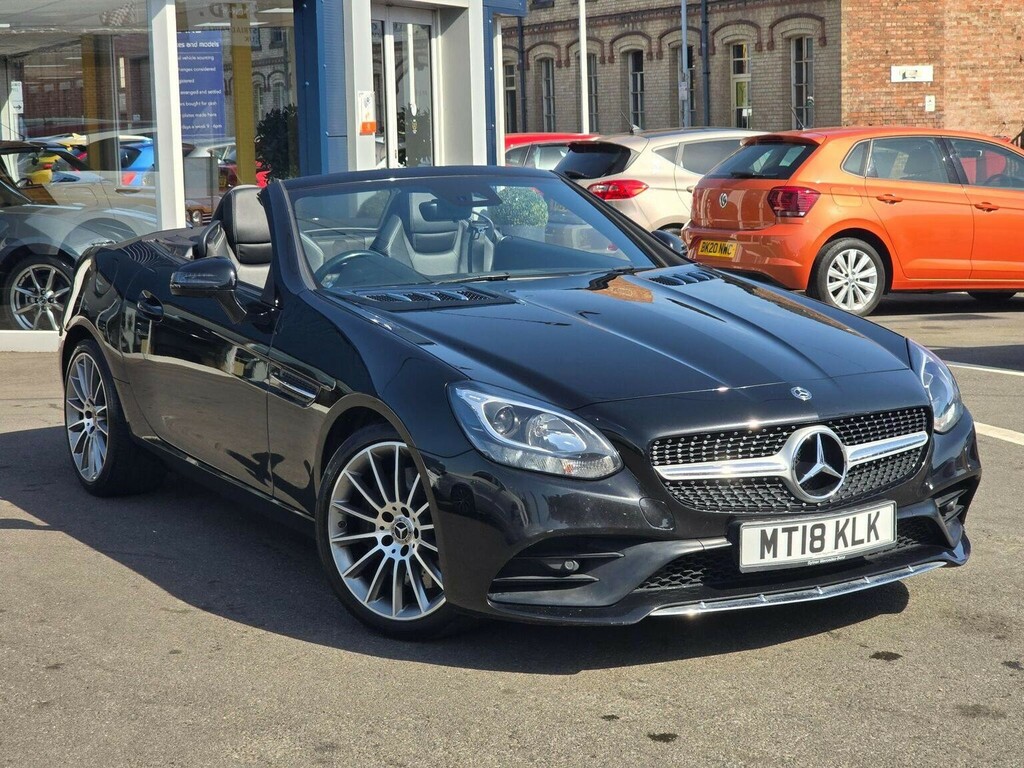 Mercedes-Benz SLC Convertible 2.0 Slc200 Amg Line G-tronic Euro 6 S Black #4