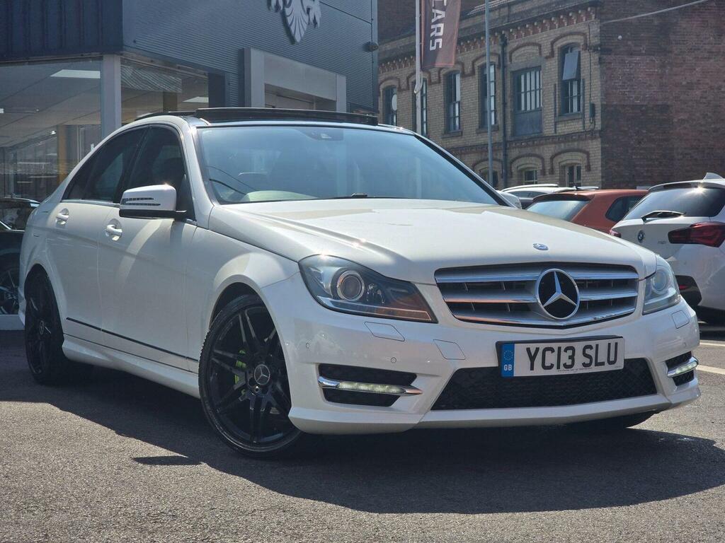 Mercedes-Benz C Class 2.1 C220 Cdi Blueefficiency Amg Sport Plus G-troni White