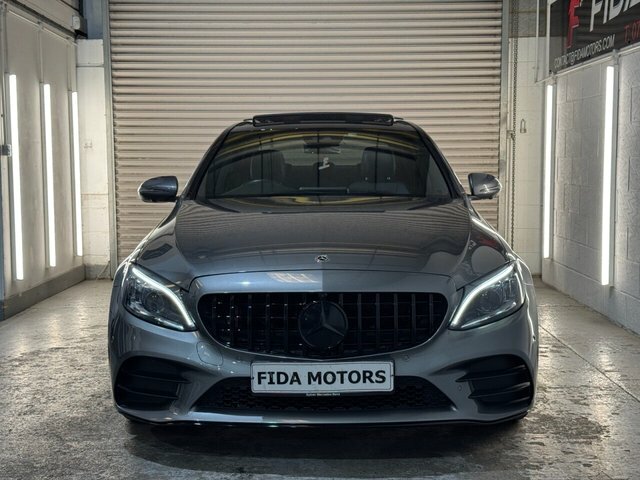 Mercedes-Benz C Class 2019 2.0 C300d Amg Line Premium Plus Saloon NV19OWG Grey #2