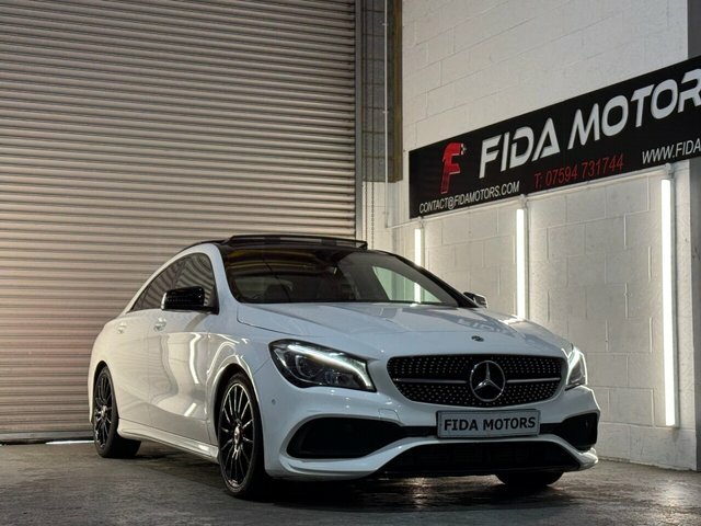 Mercedes-Benz CLA Class 2018 2.1 Cla220d Amg Line Night Edition Plus Cou SA68CFE White #3
