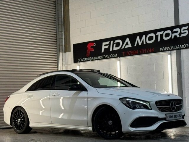 Mercedes-Benz CLA Class 2018 2.1 Cla220d Amg Line Night Edition Plus Cou White
