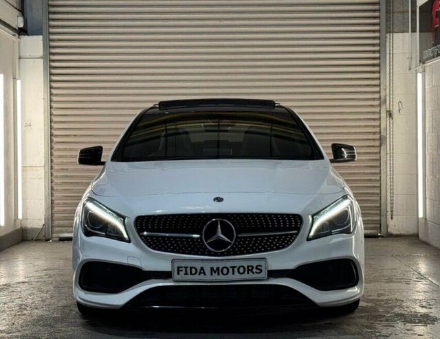 Mercedes-Benz CLA Class 2018 2.1 Cla220d Amg Line Night Edition Plus Cou SA68CFE White #2