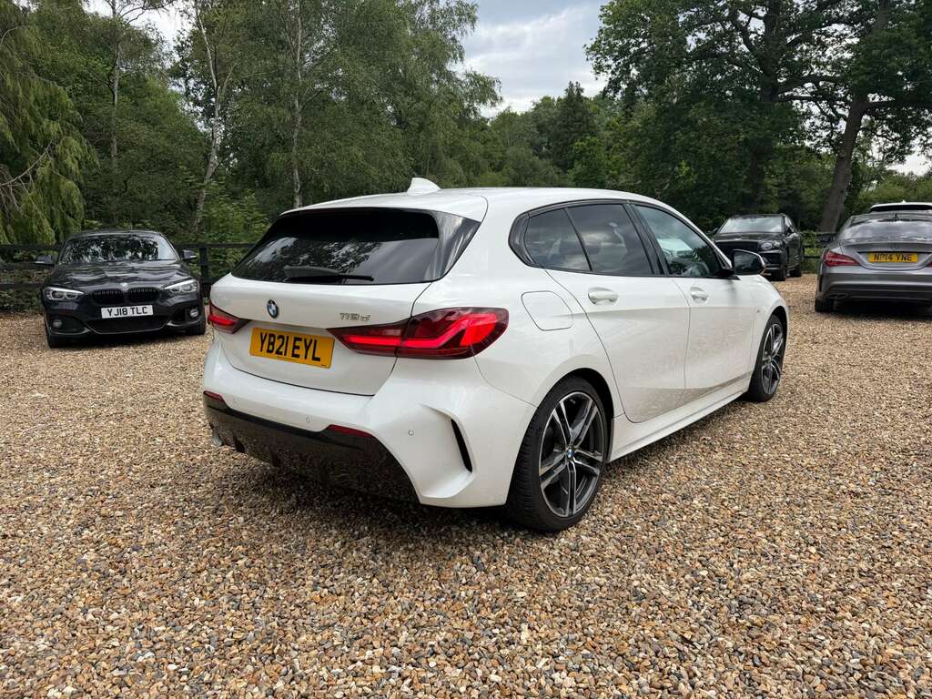 BMW 1 Series 1.5 116D M Sport Hatchback Dct Euro 6 White #5