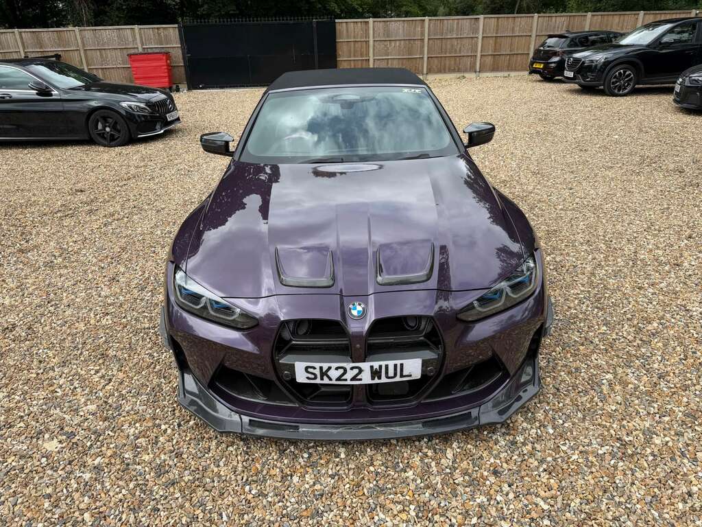 BMW M4 3.0 Biturbo Competition Convertible Ste Purple #4