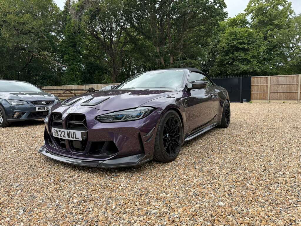 BMW M4 3.0 Biturbo Competition Convertible Ste Purple #2