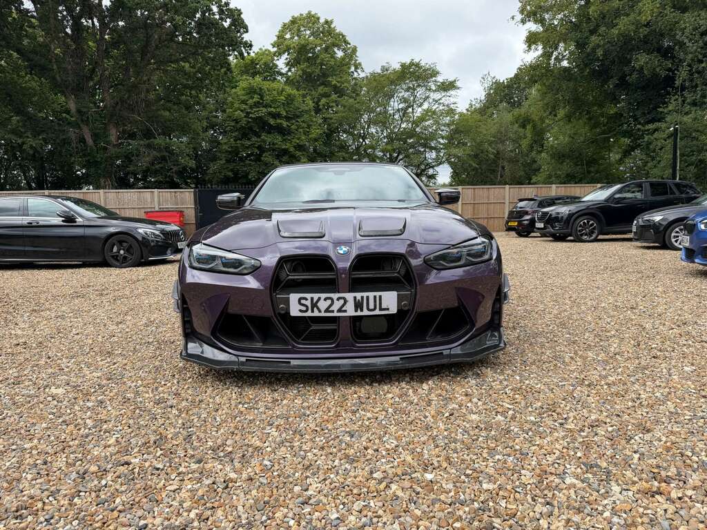 BMW M4 3.0 Biturbo Competition Convertible Ste Purple #3