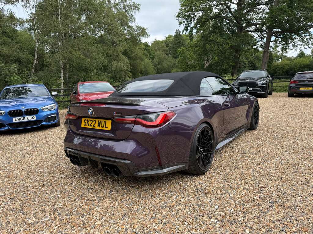 BMW M4 3.0 Biturbo Competition Convertible Ste Purple #5