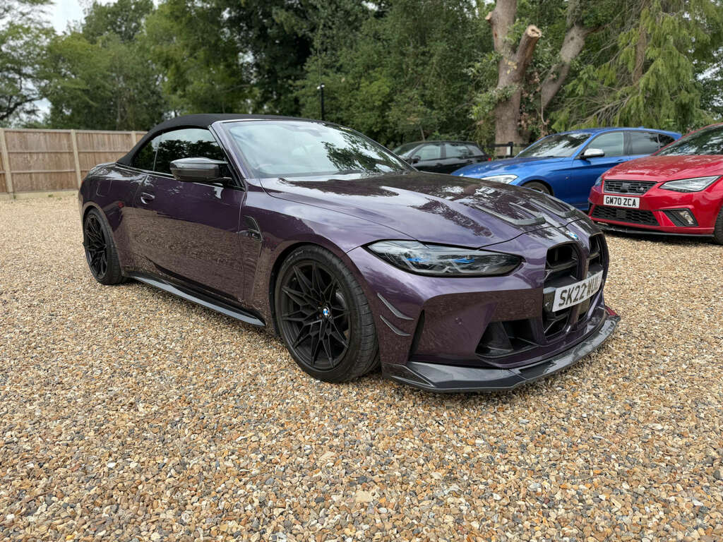 BMW M4 3.0 Biturbo Competition Convertible Ste Purple #2