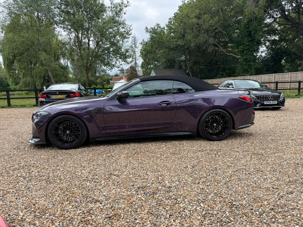 BMW M4 3.0 Biturbo Competition Convertible Ste Purple #4