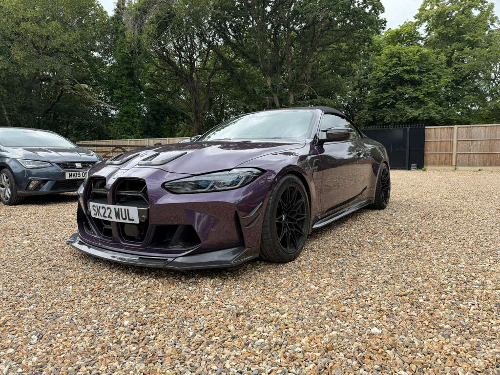 BMW M4 3.0 Biturbo Competition Convertible Ste Purple #5