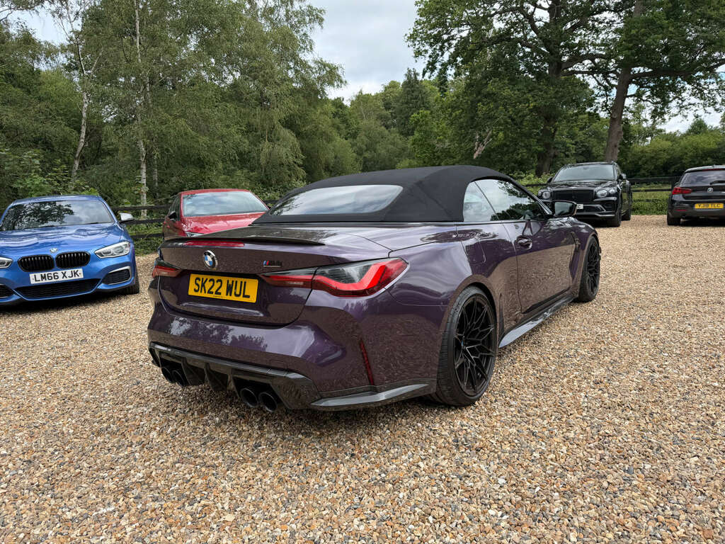 BMW M4 3.0 Biturbo Competition Convertible Ste Purple #6