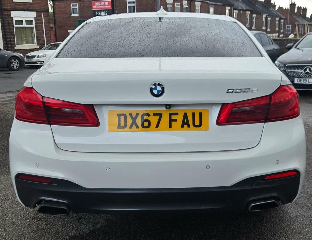 BMW 5 Series Saloon 2.0 530E Iperformance M Sport Package White #5