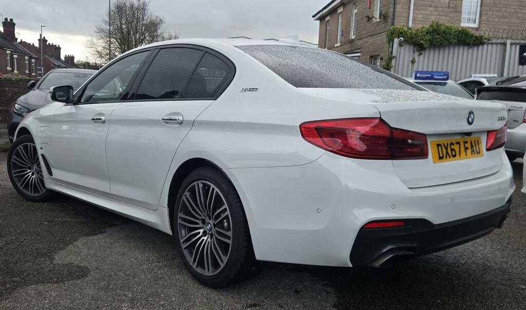 BMW 5 Series Saloon 2.0 530E Iperformance M Sport Package White #4