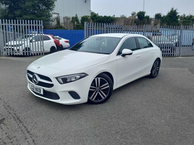Mercedes-Benz A Class 2021 2.0 A180d Sport Saloon Euro White