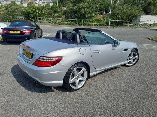 Mercedes-Benz SLK 2014 2.1 Slk250 Cdi Amg Sport Convertible Dies Silver #2