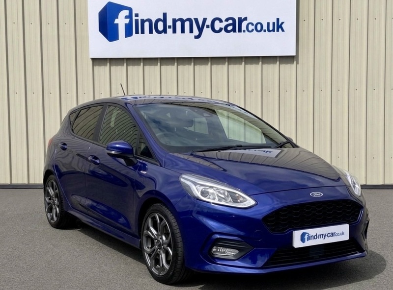 Ford Fiesta St-line NX67ULA Blue