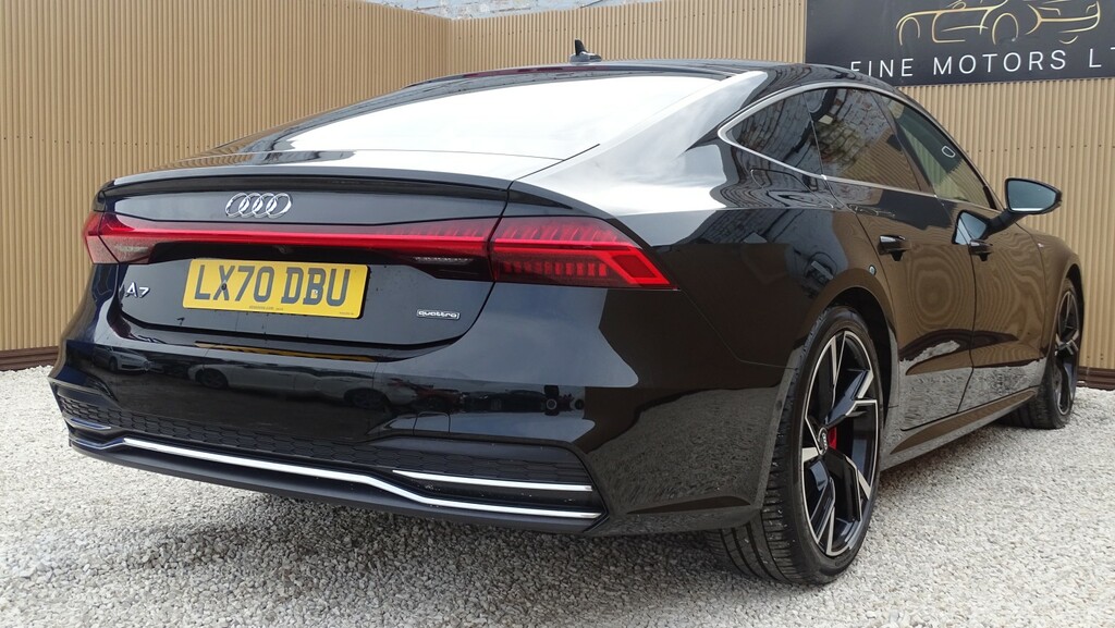 Audi A7 2.0 Tdi 40 Black Edition Sportback S Tr YP75XPT Black #16