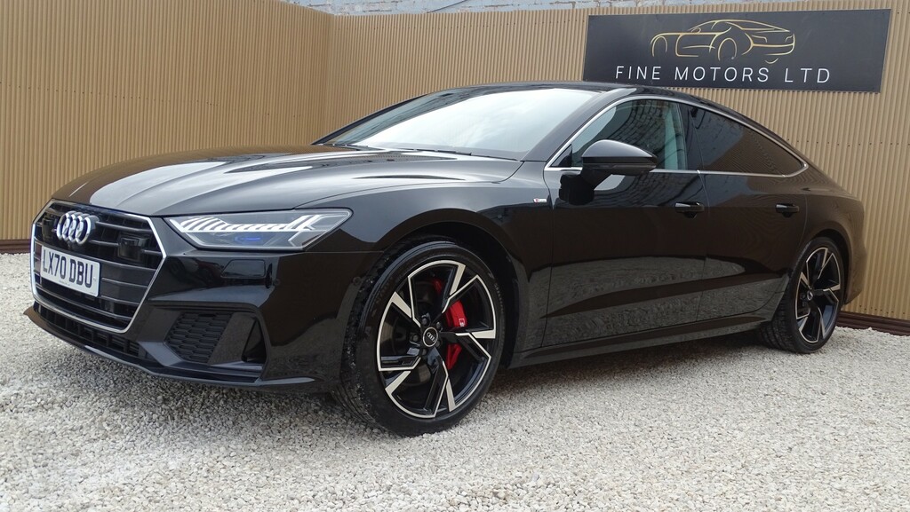 Audi A7 2.0 Tdi 40 Black Edition Sportback S Tr YP75XPT Black #9