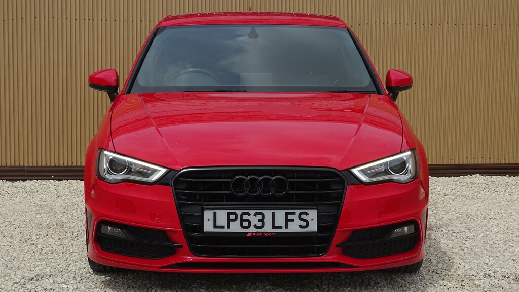Audi A3 Hatchback 2.0 Tdi S Line 201363 LP63LFS Red #4