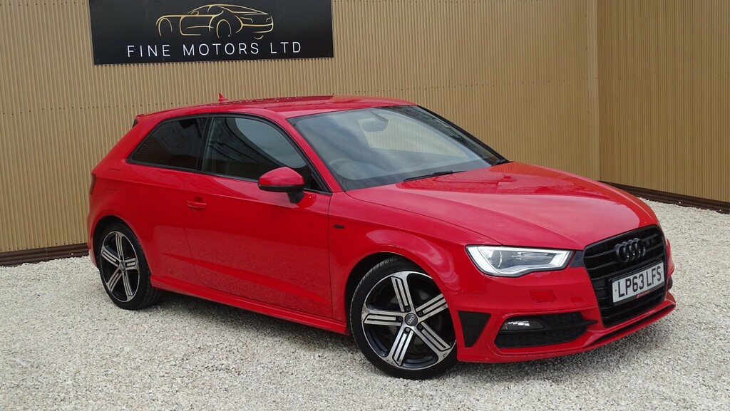 Audi A3 Hatchback 2.0 Tdi S Line 201363 LP63LFS Red #3