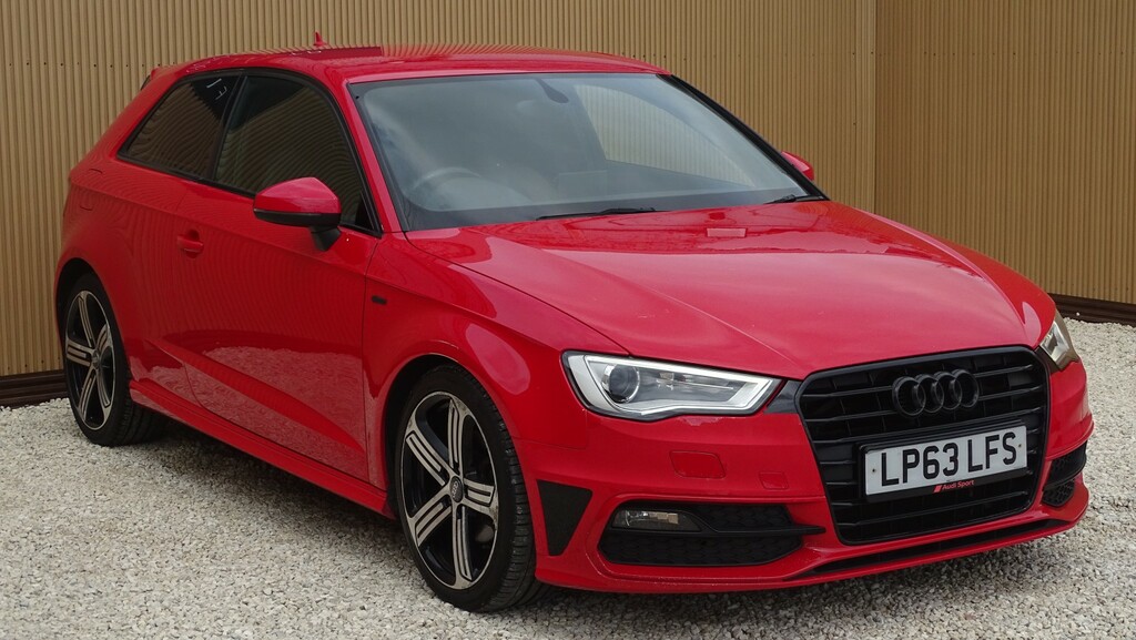 Audi A3 Hatchback 2.0 Tdi S Line 201363 LP63LFS Red #6