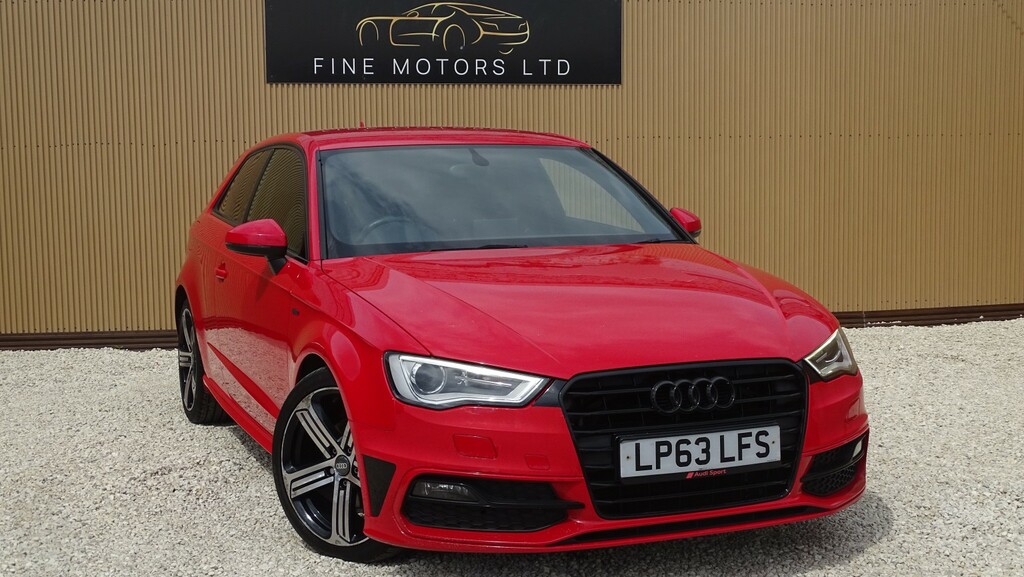 Audi A3 Hatchback 2.0 Tdi S Line 201363 LP63LFS Red #2