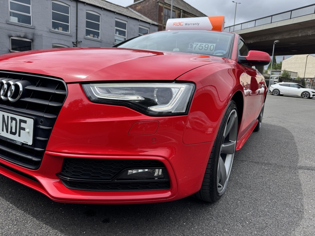 Audi A5 1.8 Tfsi Black Edition Red #5