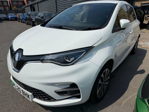 Renault Zoe 55 Kwh 2020 White #3