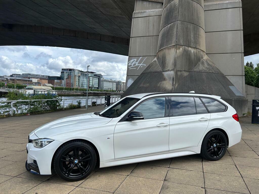 BMW 3 Series 2.0 320D M Sport Touring Euro 6 S S YA18WOM White #3
