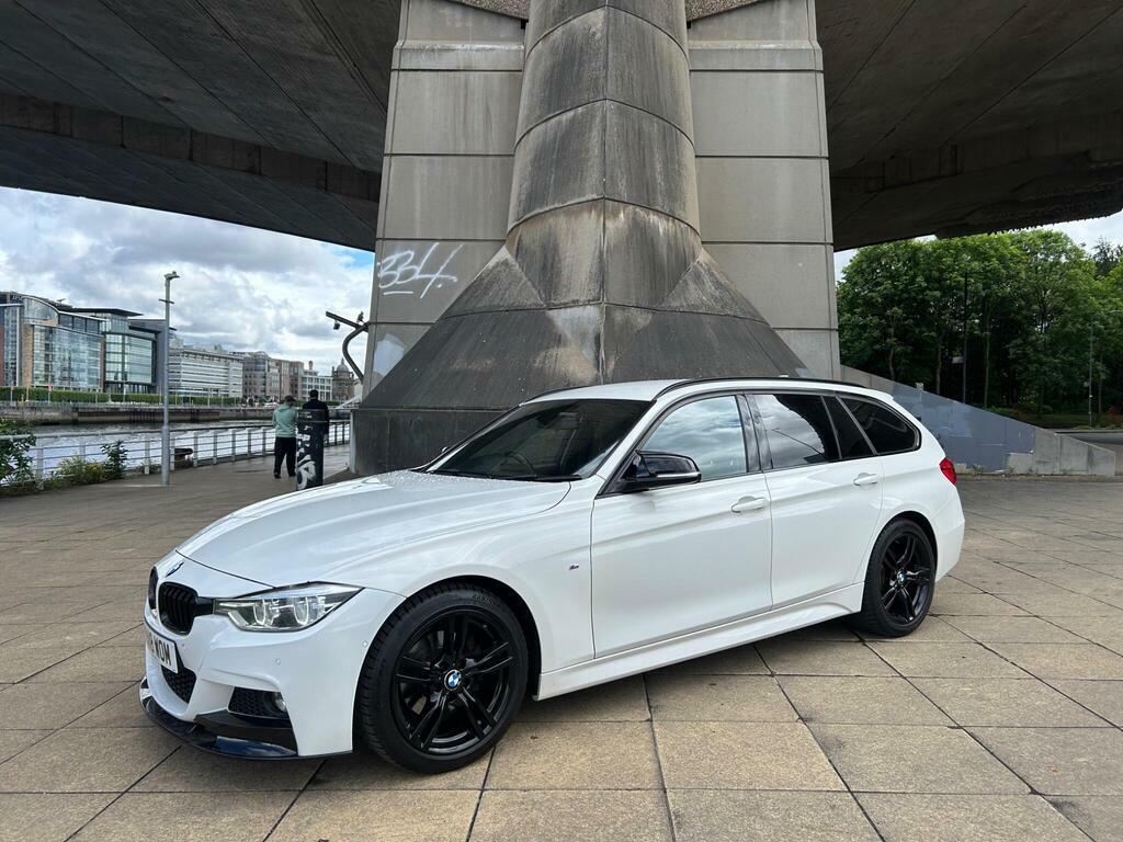 BMW 3 Series 2.0 320D M Sport Touring Euro 6 S S YA18WOM White #2