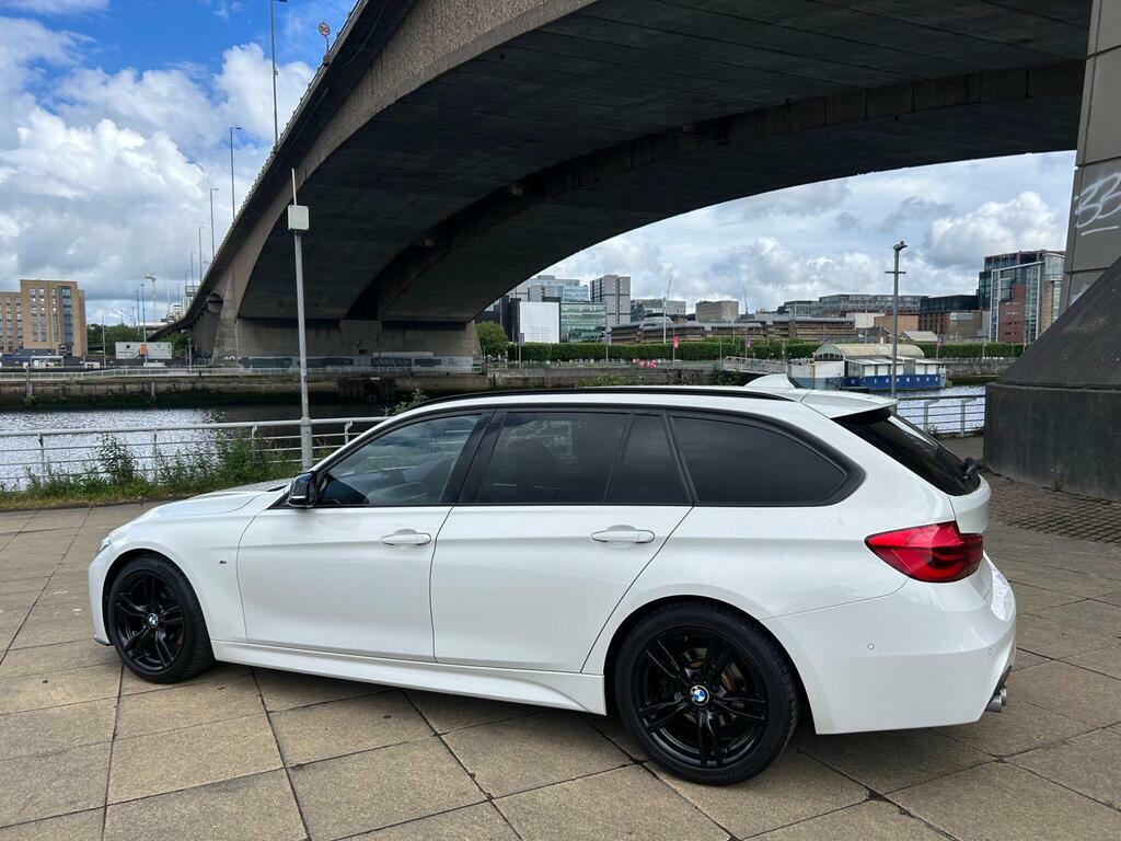BMW 3 Series 2.0 320D M Sport Touring Euro 6 S S YA18WOM White #6