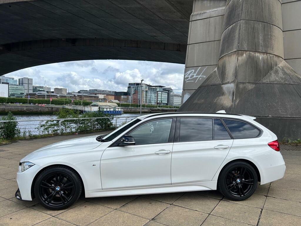 BMW 3 Series 2.0 320D M Sport Touring Euro 6 S S YA18WOM White #4