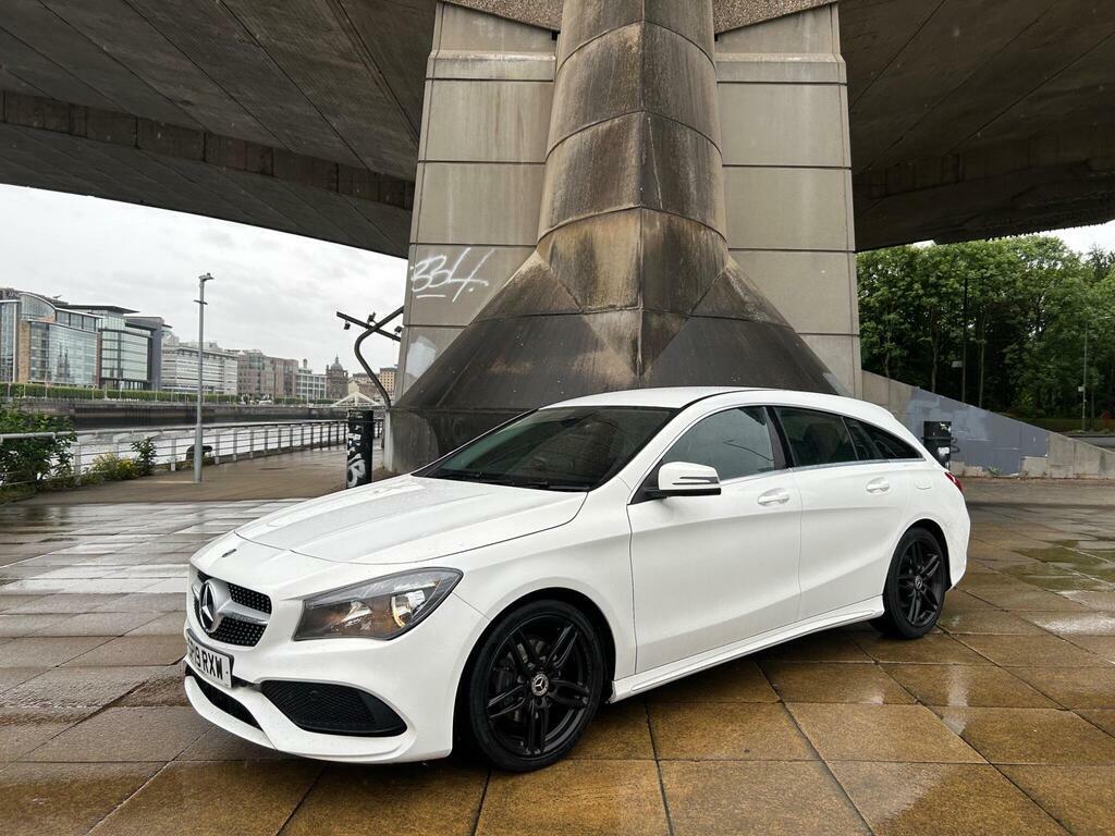 Mercedes-Benz CLA Class 1.6 Cla200 Amg Line Edition Shooting Brake Euro 6 SP19RXW White #2