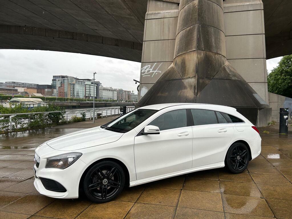 Mercedes-Benz CLA Class 1.6 Cla200 Amg Line Edition Shooting Brake Euro 6 SP19RXW White #3