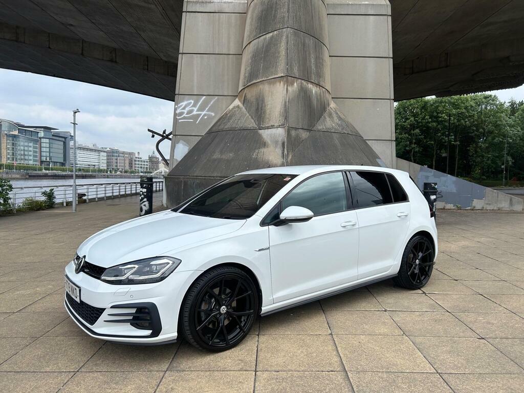 Volkswagen Golf 2.0 Tdi Gtd Dsg Euro 6 S S HT19NKO White #2
