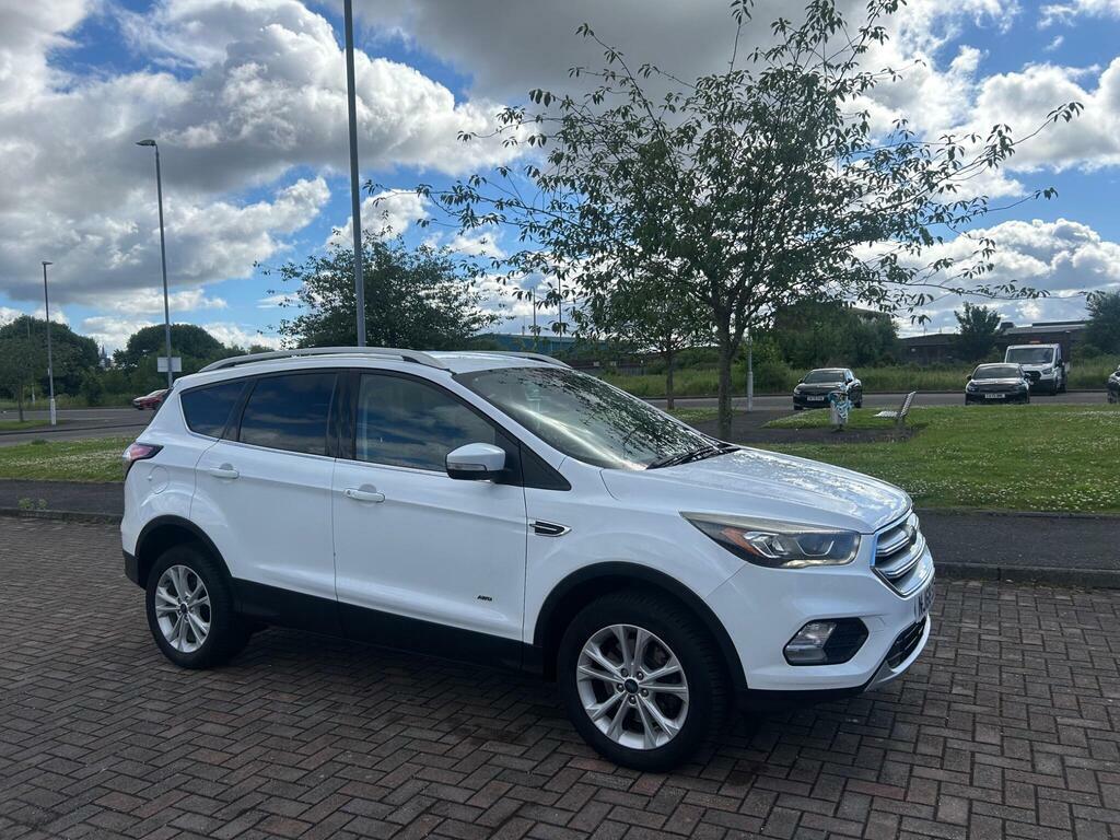 Ford Kuga 2.0 Tdci Titanium Powershift Awd Euro 6 S S White #2